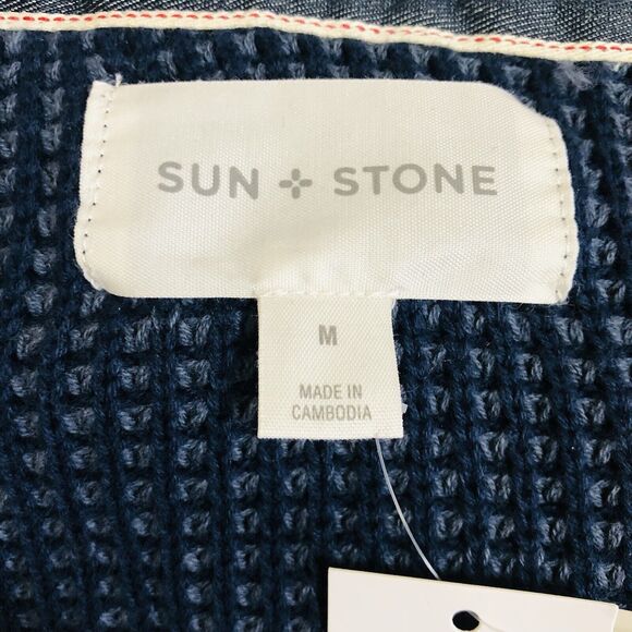 Sun Stone Basic Navy Medium Hoodie NWT - Picture 11 of 13
